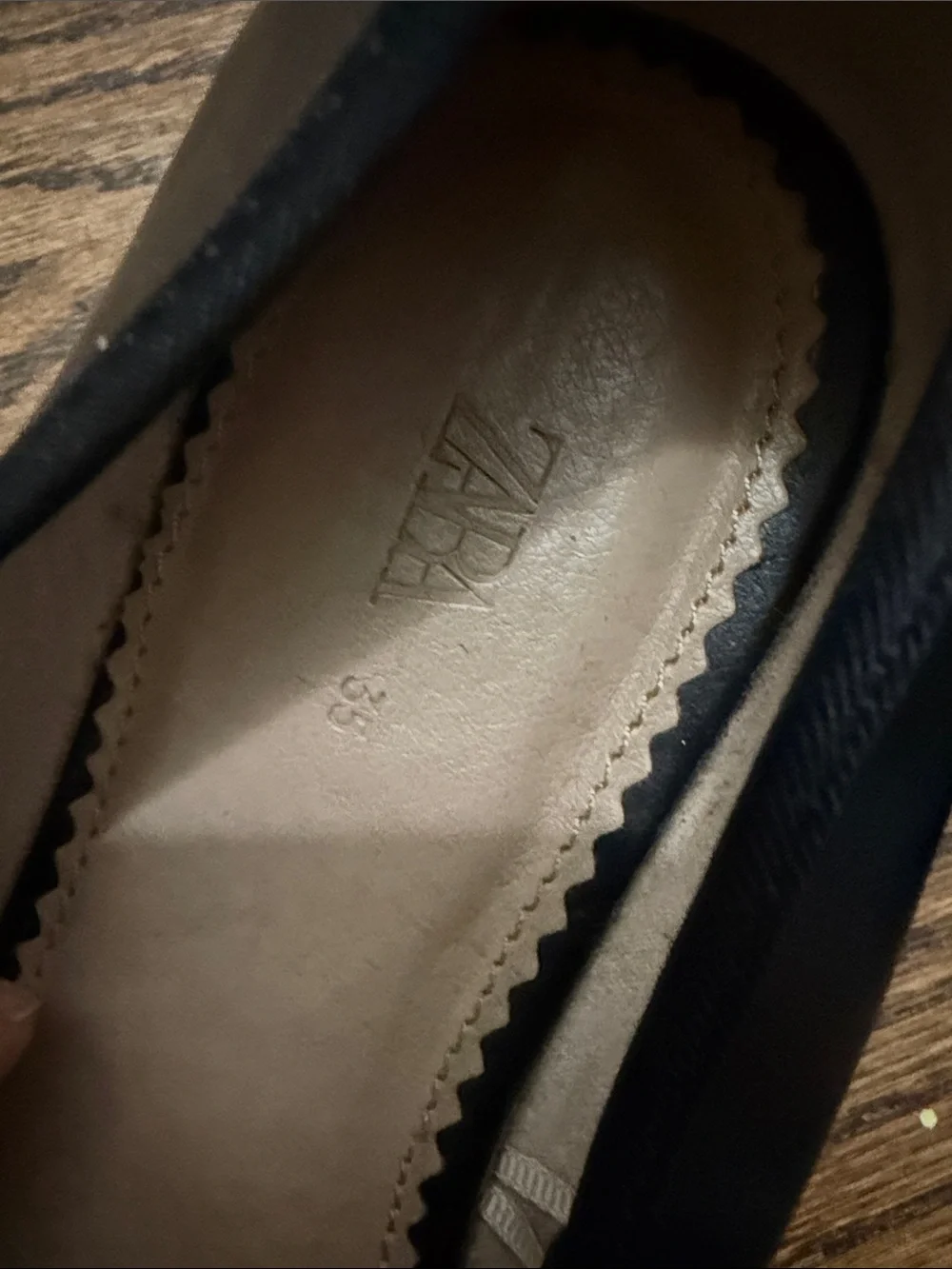 Zara Black Bow Ballet Flats
